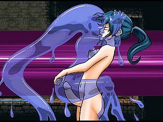 Nayla's Castle [PornPlay Hentai game] Ep.1 Succubus futanari cum twofold there zombie girls