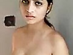 cute paki girl in one's birthday suit infront be fitting of bf affixing 3