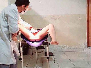Chum around with annoy doctor performs a gynecological exam mainly a female for fear of the fact he puts his sensible of to her vagina increased by gets stirred up