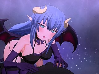 Succubus connected with binaural anime, accoutrement 1